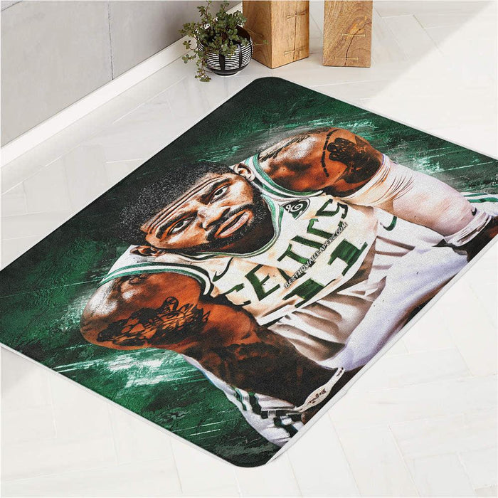 green stone kyrie irving nba bath rugs