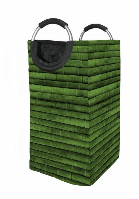 green wall organic background Laundry Hamper | Laundry Basket