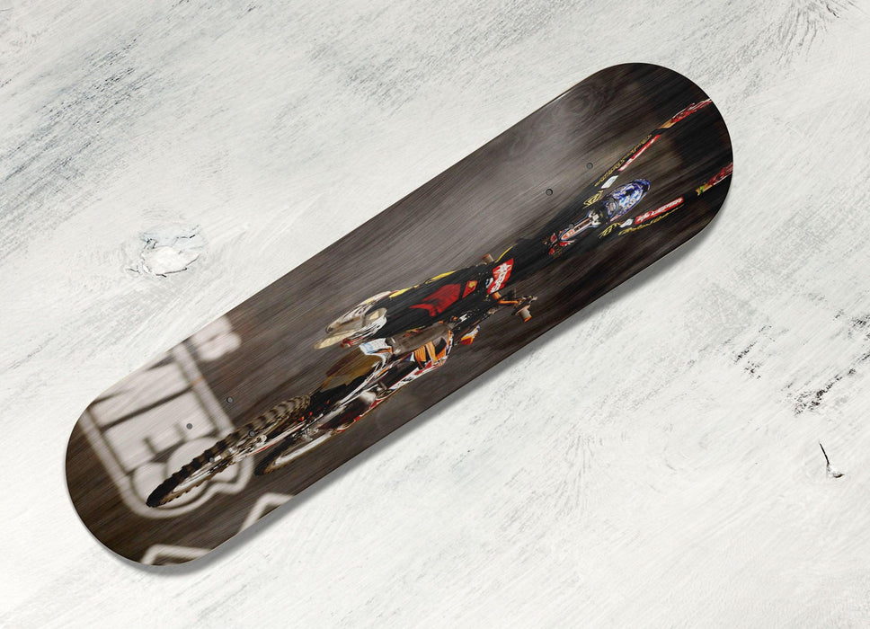 hand off motocross athlete Skateboard decks