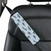 grey silhouette of blu cats Car seat belt cover
