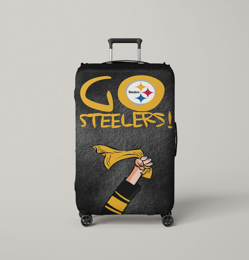 pittsburgh steelers go steelers Luggage Cover | suitcase