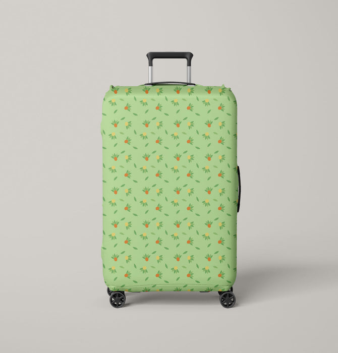 grookey pattern pokemon Luggage Cover | suitcase