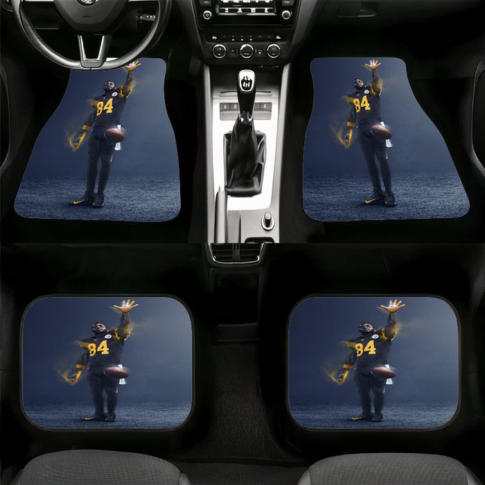 hand up the light football nfl Car floor mats Universal fit