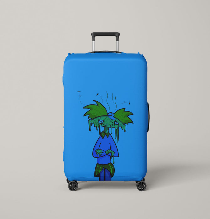 grime hey arnold animation series Luggage Covers | Suitcase