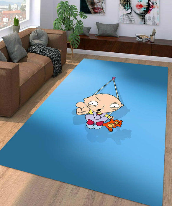 hang baby family guy angry Living room carpet rugs