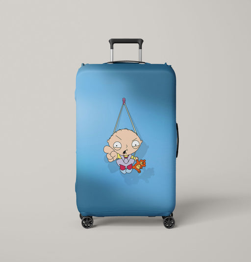 hang baby family guy angry Luggage Covers | Suitcase