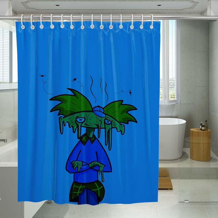 Hacker mr. robot rami malek shower curtains