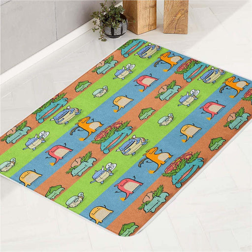 growing up monsters pokemon bath rugs