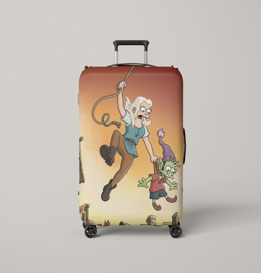 hanging and catching disenchantment Luggage Covers | Suitcase