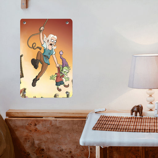 hanging and catching disenchantment Poster Metal print wall art