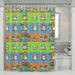 growing up monsters pokemon shower curtains