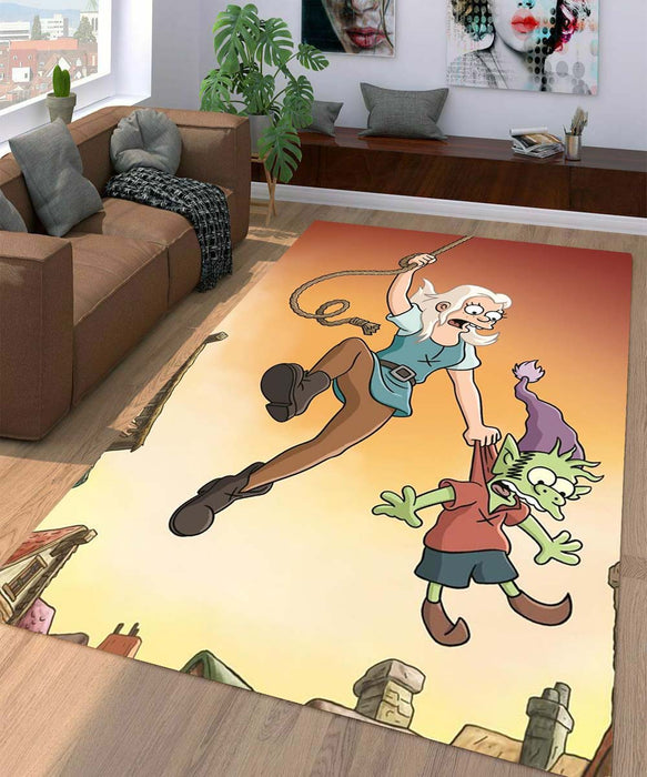 hanging and catching disenchantment Living room carpet rugs