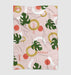 grunge brush shape floral pattern Ultra soft fleece blanket