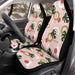 grunge brush shape floral pattern Car Seat Covers