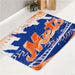 grunge new york mets logo bath rugs