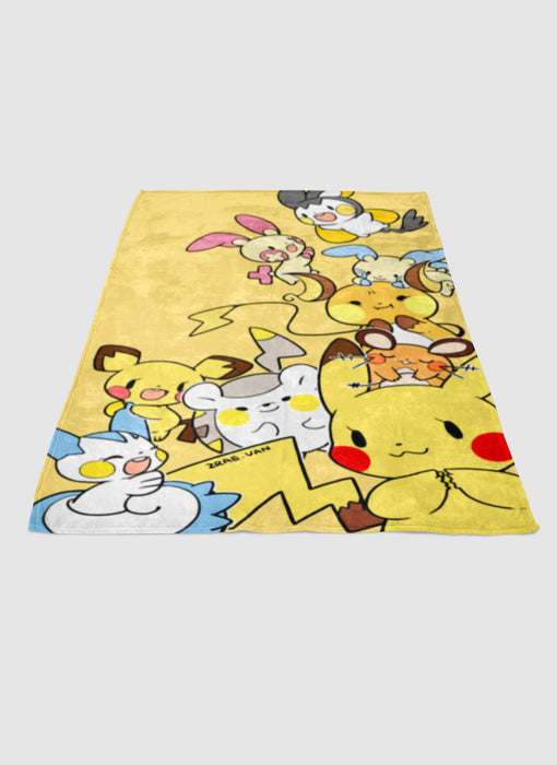 Pokemon Cuties 1 soft fleece blanket