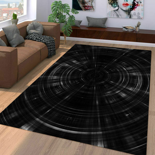 grunge circle line darkness Living room carpet rugs