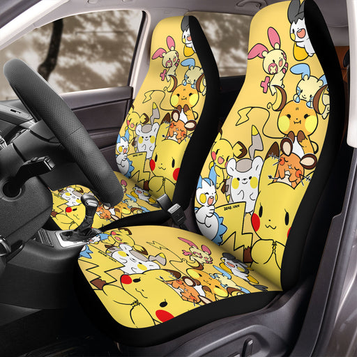 Pokemon Cuties 1 Car Seat Covers