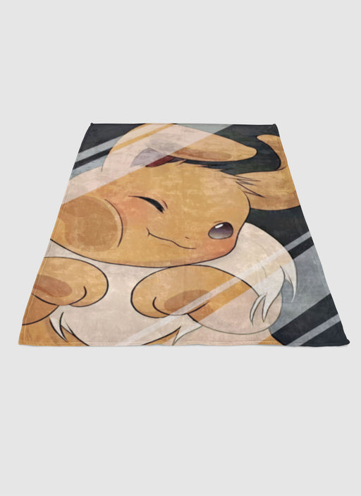 Pokemon Eevee Cute Face soft fleece blanket