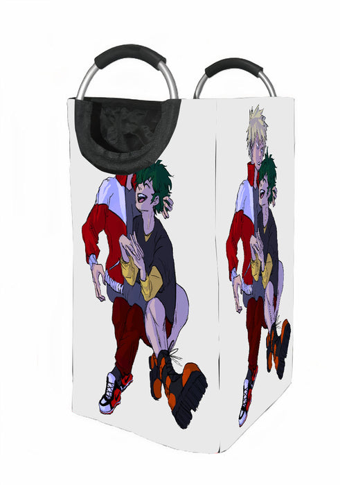 hard brush of midorya and bakugo streetwear Laundry Hamper | Laundry Basket