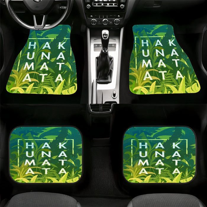 hakunamatata the lion king Car floor mats Universal fit