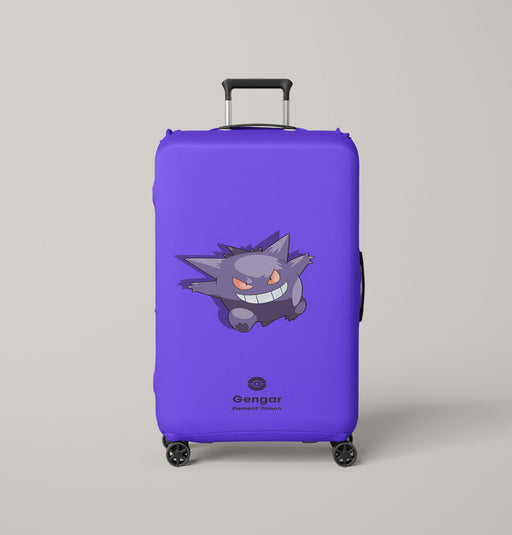 pokemon gengar anime Luggage Cover | suitcase