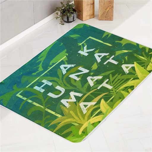 hakunamatata the lion king bath rugs