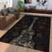 guitar coco mexico ornament Living room carpet rugs