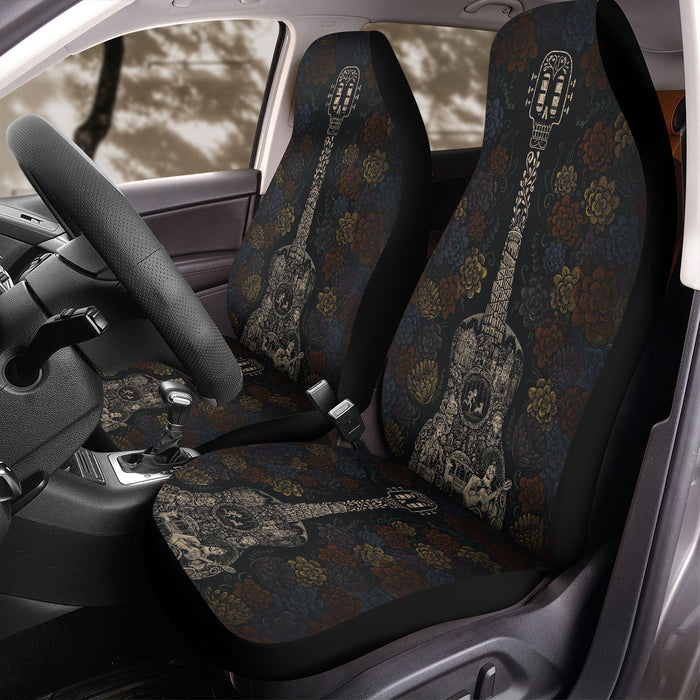 guitar coco mexico ornament Car Seat Covers