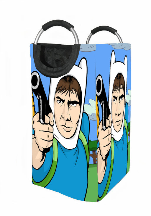 han solo star wars adventure time finn Laundry Hamper | Laundry Basket