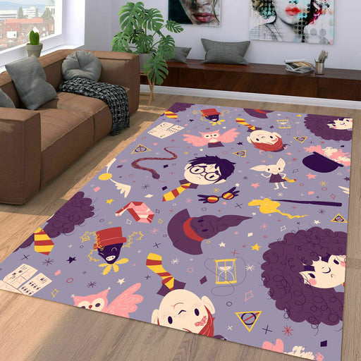 hagrid goblin and harry potter Living room carpet rugs