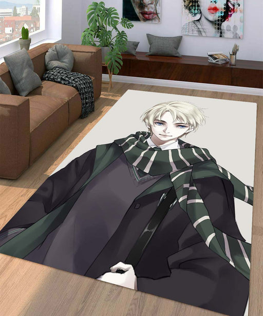 handsome draco malfoy Living room carpet rugs