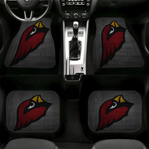 head of arizona cardinals logo Car floor mats Universal fit