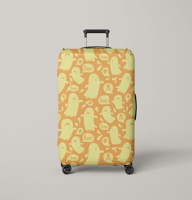 halloween ghost flat vector Luggage Cover | suitcase