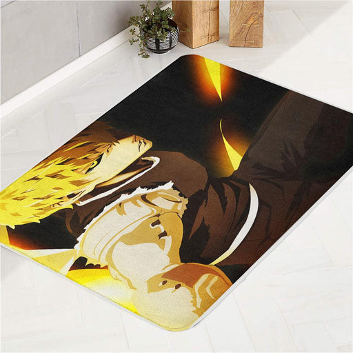 handsome genos character badass bath rugs