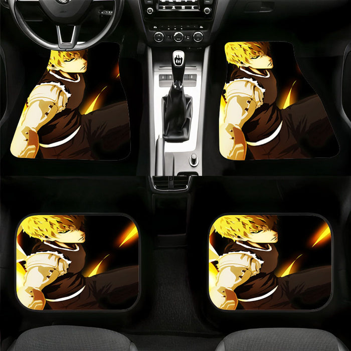 handsome genos character badass Car floor mats Universal fit