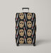 halloween villain mask serial killer Luggage Cover | suitcase