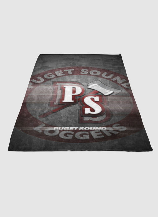 Puget Sound Loggers soft fleece blanket