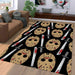 halloween villain mask serial killer Living room carpet rugs