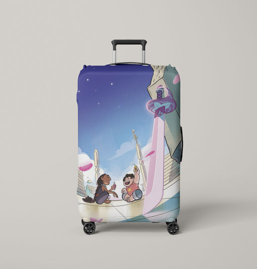 happy adventure steven universe Luggage Covers | Suitcase