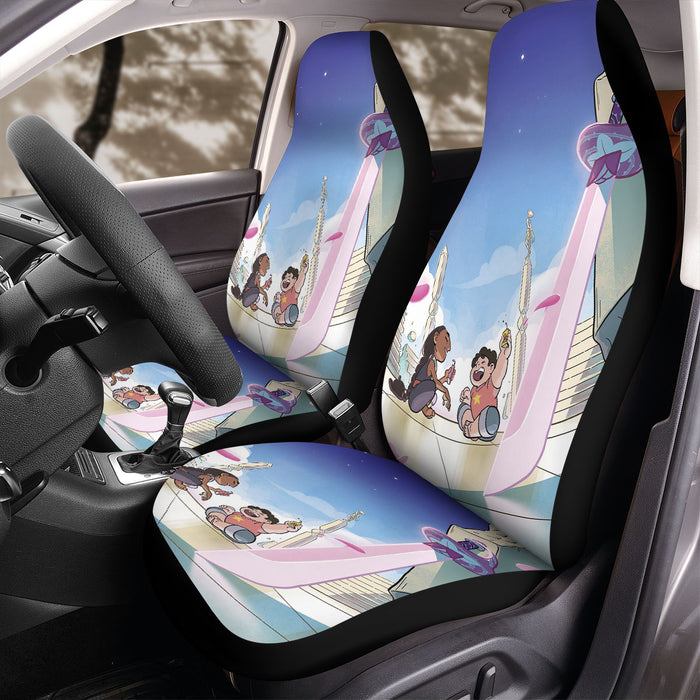 happy adventure steven universe Car Seat Covers