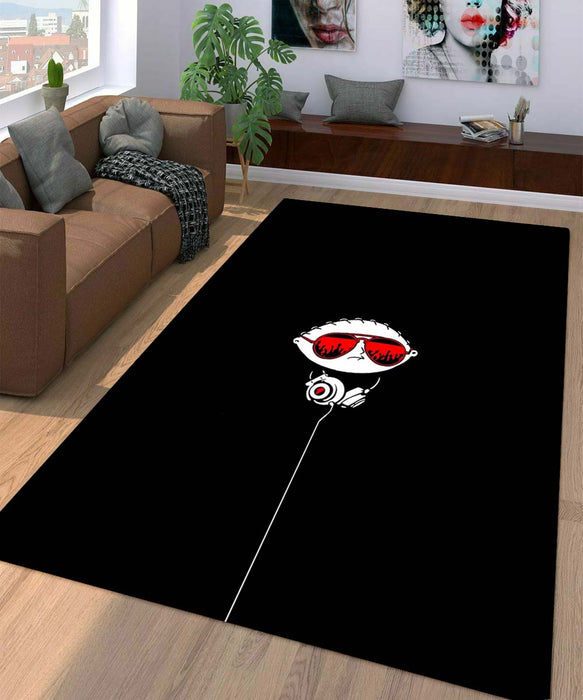 headphone family guy fired Living room carpet rugs