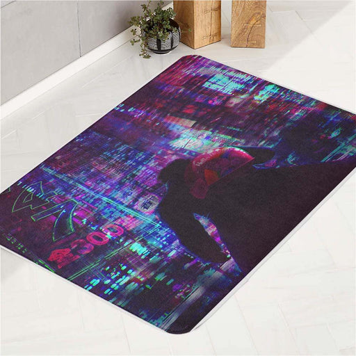 hello unicorn cyberpunk and altered carbon bath rugs