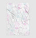 hand eyes blue pink white Ultra soft fleece blanket