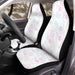 hand eyes blue pink white Car Seat Covers