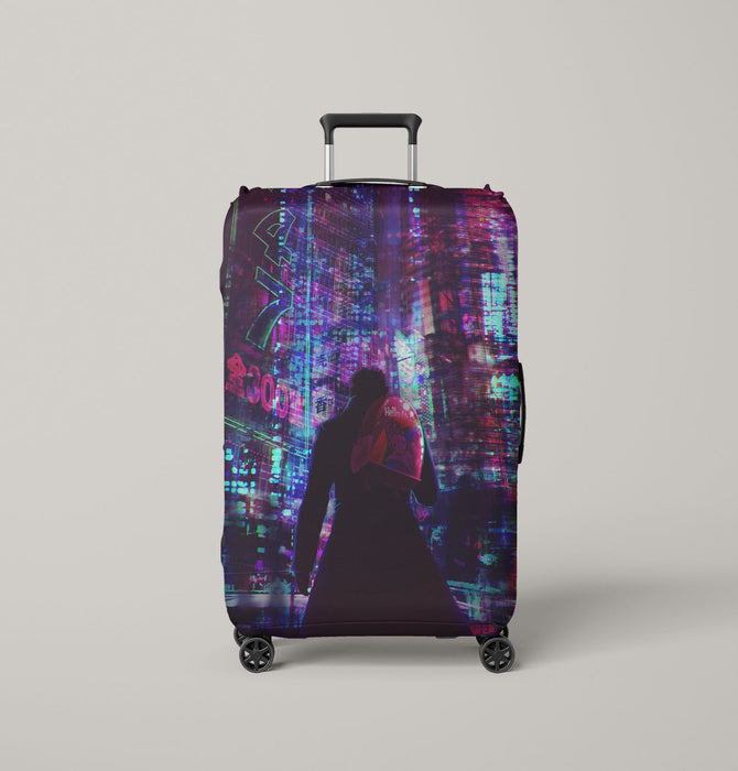 hello unicorn cyberpunk and altered carbon Luggage Covers | Suitcase