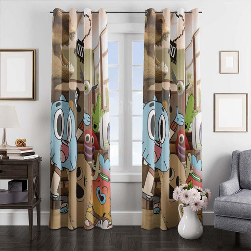 happiness the amazing world of gimball window curtains