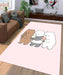 happiness we bare bears Living room carpet rugs