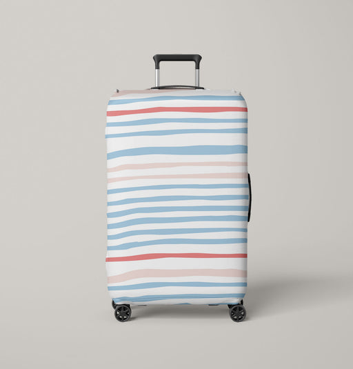 handrawing thick lines not straight Luggage Cover | suitcase