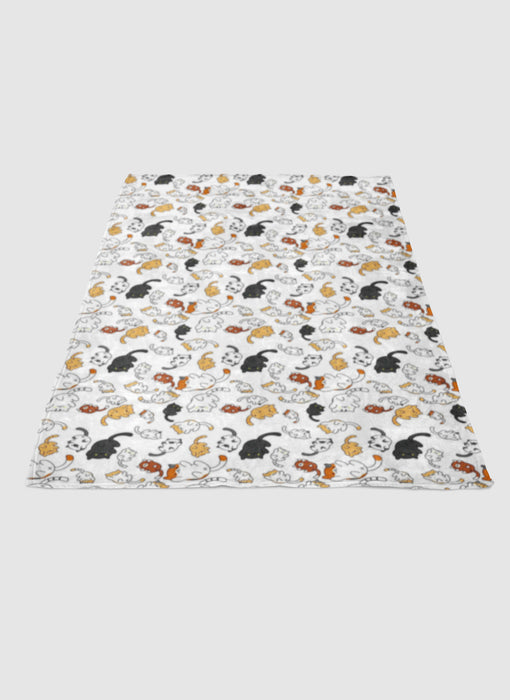 pusheen cat 2 soft fleece blanket